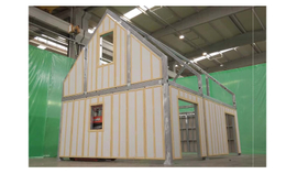 Bauhu hurricane resistant modular Palmetto Cottage factory build