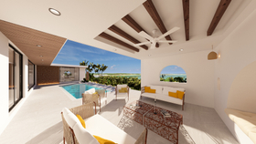 Bauhu modular prefab steel frames homes for Exuma in The Bahamas