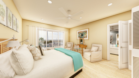 Bauhu modular hurricane resistant homes for Hoopers Bay marina Exuma