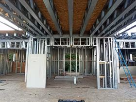 Bauhu modular home assembly in Jamaica
