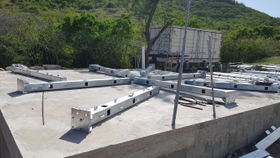 Bauhu hurricane resistant modular homes for eco resort in Antigua