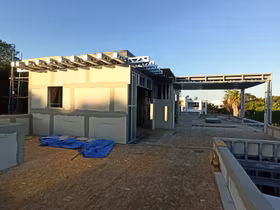 Bauhu modular home assembly in Jamaica