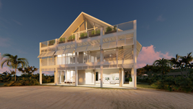 Bauhu hurricane resistant modular home for Eleuthera in The Bahamas