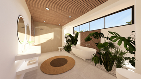 Bauhu modular prefab steel frames homes for Exuma in The Bahamas