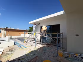 Bauhu high end modular home assembly in Jamaica