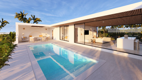 Bauhu modular prefab steel frames homes for Exuma in The Bahamas