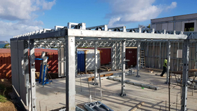 Bauhu hurricane resistant modular homes for eco resort in Antigua