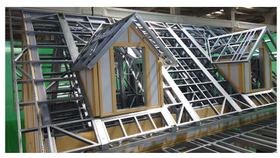 Bauhu hurricane resistant modular Palmetto Cottage factory build