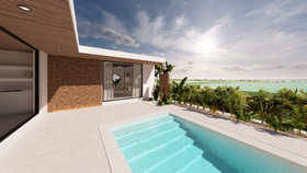 Bauhu modular prefab steel frames homes for Exuma in The Bahamas