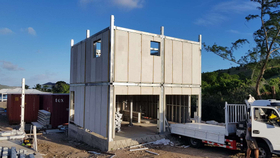 Bauhu hurricane resistant modular homes for eco resort in Antigua