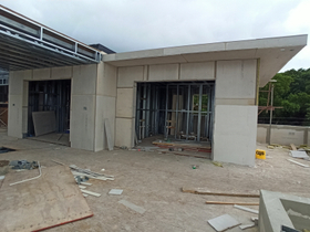 Bauhu modular home assembly in Jamaica