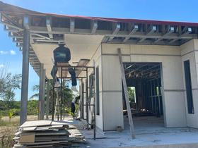 Bauhu modular home build in Exuma the Bahamas