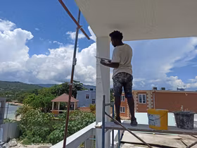 Bauhu high end modular home assembly in Jamaica