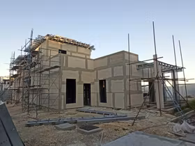 Bauhu modular home assembly in Jamaica