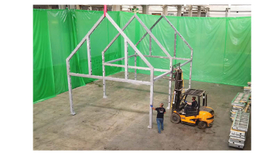 Bauhu hurricane resistant modular Palmetto Cottage factory build