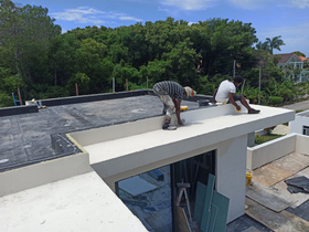 Bauhu high end modular home assembly in Jamaica