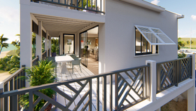 Bauhu hurricane resistant modular home for Eleuthera in The Bahamas
