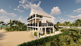 Bauhu hurricane resistant modular home for Eleuthera in The Bahamas