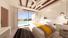 Bauhu modular prefab steel frames homes for Exuma in The Bahamas