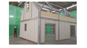 Bauhu hurricane resistant modular Palmetto Cottage factory build