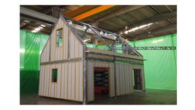 Bauhu hurricane resistant modular Palmetto Cottage factory build