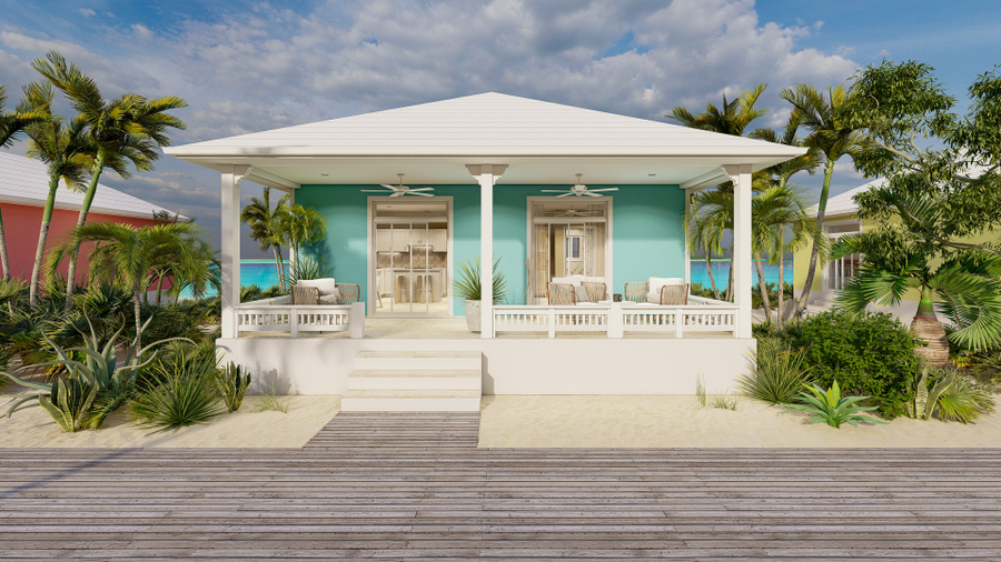 BAUHU - Caribbean Cottage, off the shelf modular hurricane resistant home